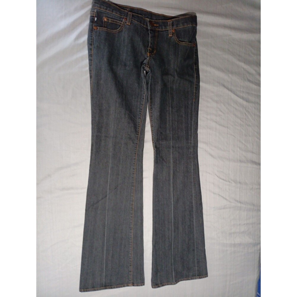 WOMEN'S DARK WASH Grey BOOT CUT JEANS - ROCK & REPUBLIC - SIZE 28